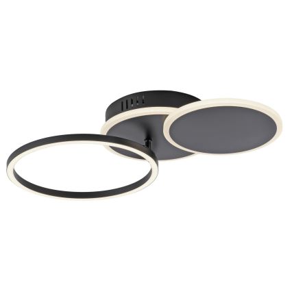Leuchten Direkt 14116-18 - LED Плафониера SEVENT LED/25,5W/230V черен