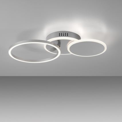 Leuchten Direkt 14116-55 - LED Плафониера SEVENT LED/25,5W/230V матов хром