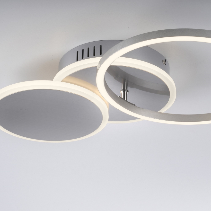 Leuchten Direkt 14116-55 - LED Плафониера SEVENT LED/25,5W/230V матов хром