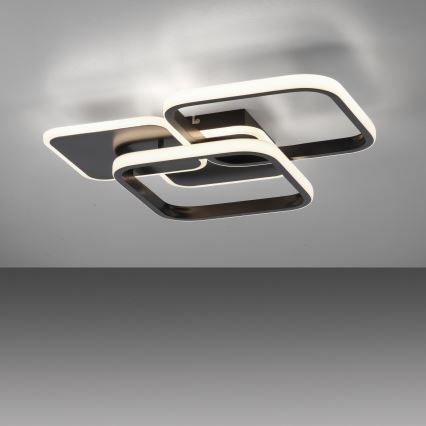 Leuchten Direkt 14117-18 - LED Плафониера SEVENT LED/36W/230V черен