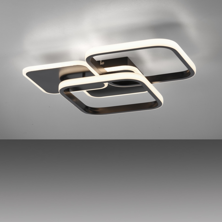 Leuchten Direkt 14117-18 - LED Плафониера SEVENT LED/36W/230V черен