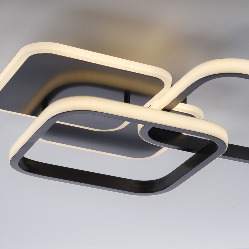 Leuchten Direkt 14117-18 - LED Плафониера SEVENT LED/36W/230V черен