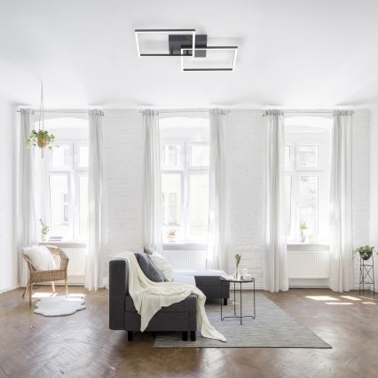 Leuchten Direkt 14141-18 - LED Димируема лампа IVEN 2xLED/13,5W/230V + дистанционно