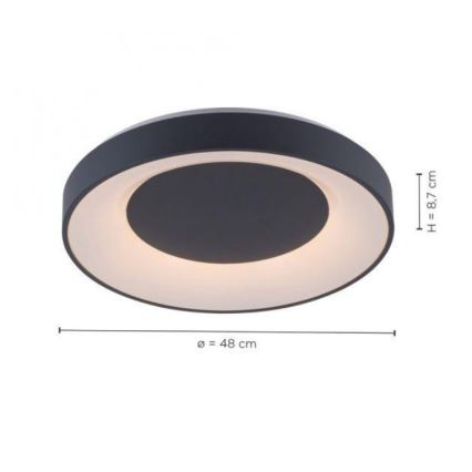 Leuchten Direkt 14346-18 -LED RGB Димируема лампа ANIKA LED/26,5W/230V Tuya 2700-5000K + дистанционно