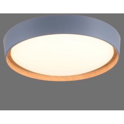 Leuchten Direkt 14347-15 - LED Димируем плафон EMILIA LED/28,8W/230V сива