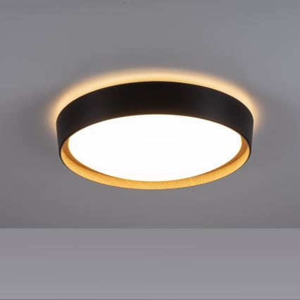 Leuchten Direkt 14347-18 - LED Димируем плафон EMILIA LED/28,8W/230V черен