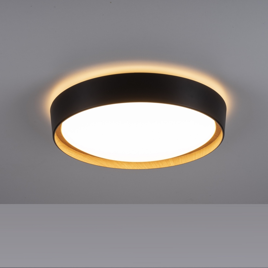 Leuchten Direkt 14347-18 - LED Димируем плафон EMILIA LED/28,8W/230V черен