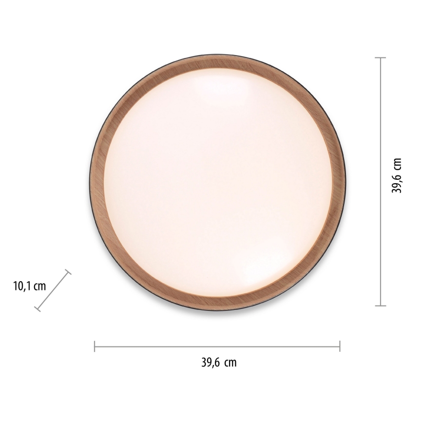 Leuchten Direkt 14347-18 - LED Димируем плафон EMILIA LED/28,8W/230V черен