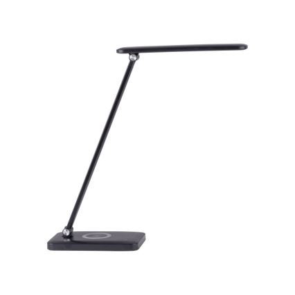 Leuchten Direkt 14415-16 - LED Димируема сензорна настолна лампа с безжично зареждане FLORENTINA LED/5W/230V 3000-5000K черна + USB