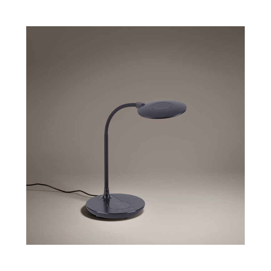 Leuchten Direkt 14416-18 - LED Димируема сензорна настолна лампа с безжично зареждане ASTRID LED/5W/230V 3000/4000/5500K + USB