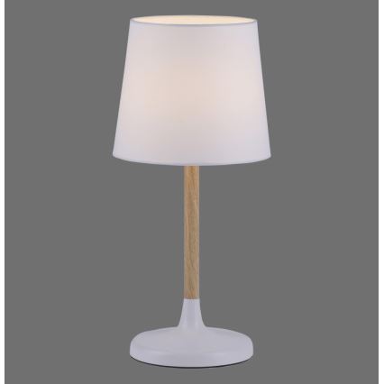 Leuchten Direkt 14423-16 - Настолна лампа NIMA 1xE14/40W/230V бяла