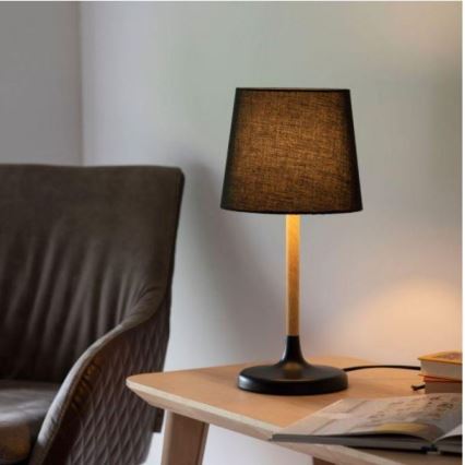 Leuchten Direkt 14423-18 - Настолна лампа NIMA 1xE14/40W/230V черна