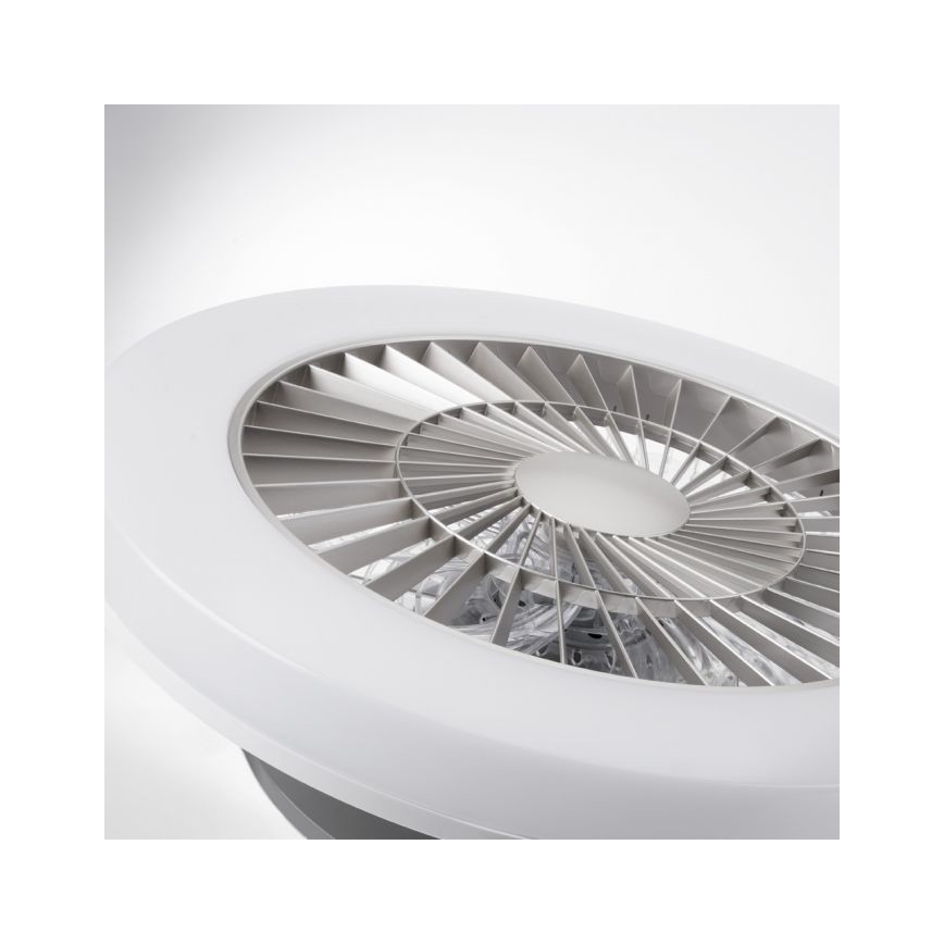 Leuchten Direkt 14645-55 - LED Лампа с вентилатор LEONARD LED/27W/230V