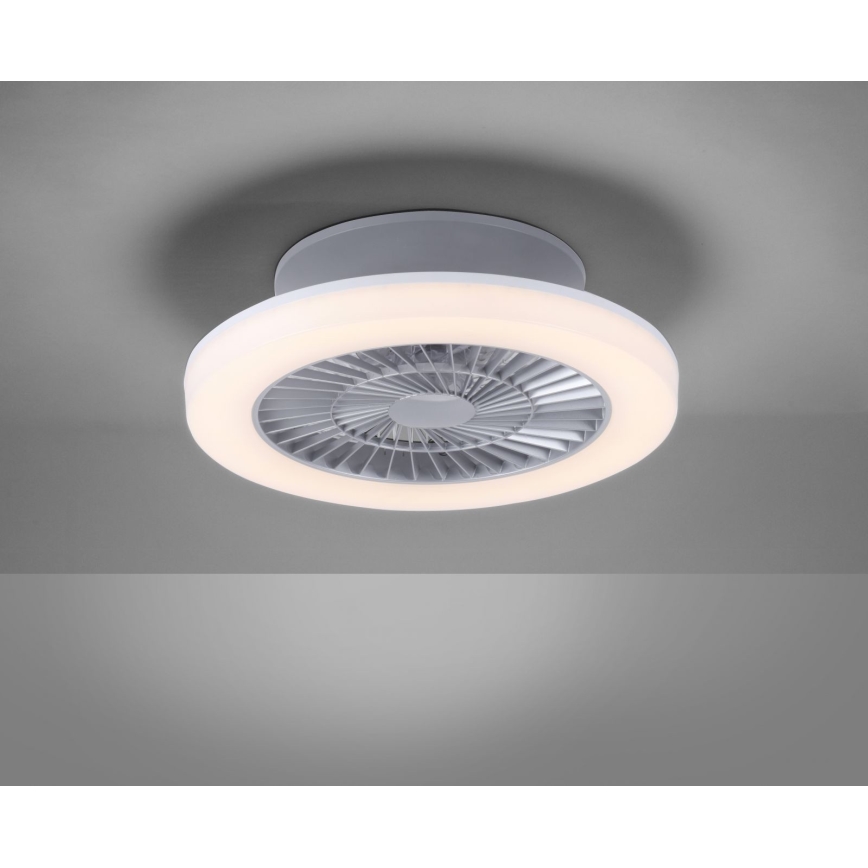 Leuchten Direkt 14645-55 - LED Лампа с вентилатор LEONARD LED/27W/230V