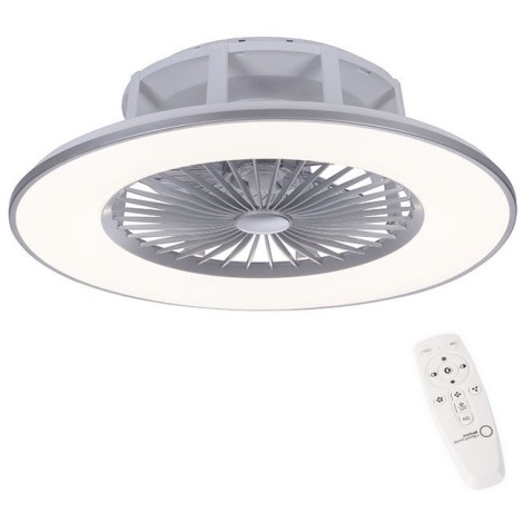 Leuchten Direkt 14646-55 - LED Димируем плафон с вентилатор MICHAEL LED/29W/230V + дистанционно управление