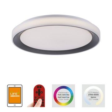 Leuchten Direkt 14659-18 - LED RGB Димируема лампа LOLA LED/24W/230V Tuya + дистанционно