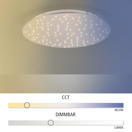 Leuchten Direkt 14673-55 - LED Димируема лампа SPARKLE LED/18W/230V + дистанционно