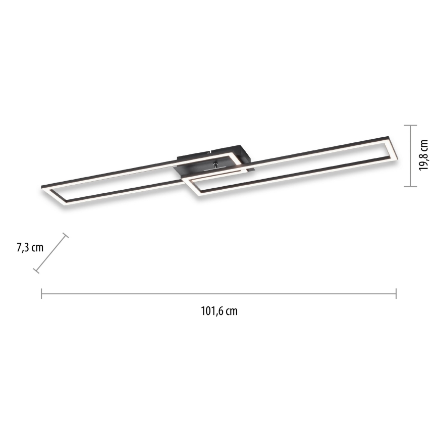 Leuchten Direkt 14691-18 - LED Димируема лампа IVEN LED/36W/230V