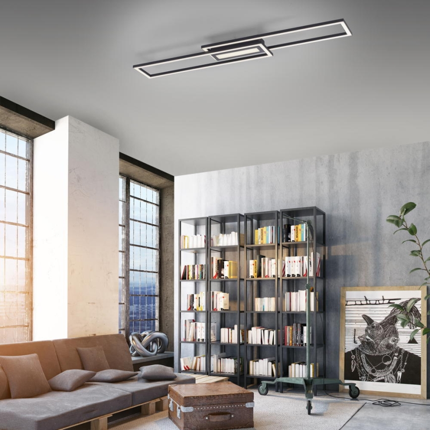Leuchten Direkt 14696-18 - LED Димируем полилей за повърхностен монтаж ASMIN LED/45W/230V черен