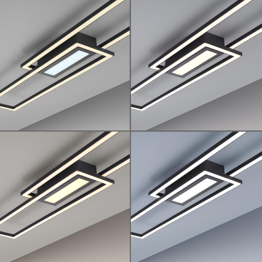 Leuchten Direkt 14696-18 - LED Димируем полилей за повърхностен монтаж ASMIN LED/45W/230V черен