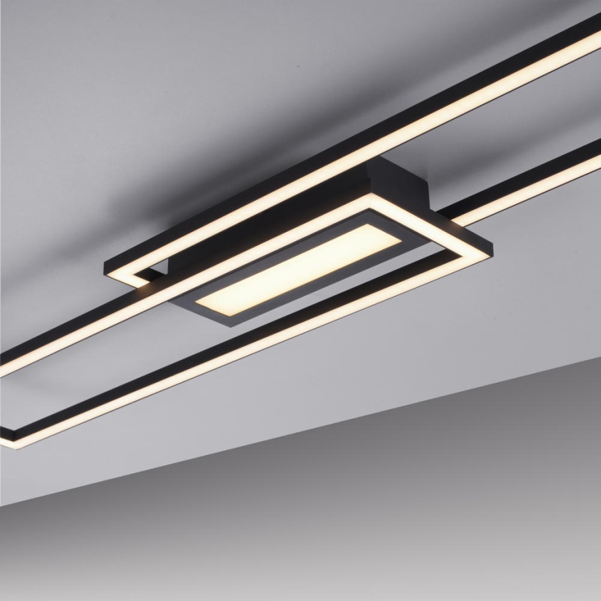 Leuchten Direkt 14696-18 - LED Димируем полилей за повърхностен монтаж ASMIN LED/45W/230V черен