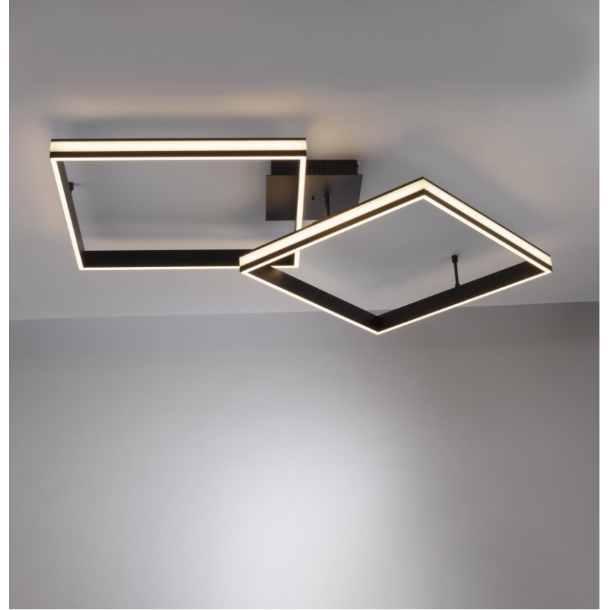 Leuchten Direkt 14700-18 - LED Димируем повърхностен полилей ELIS 2xLED/19W/230V + дистанционно