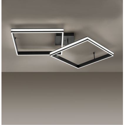 Leuchten Direkt 14700-18 - LED Димируем повърхностен полилей ELIS 2xLED/19W/230V + дистанционно