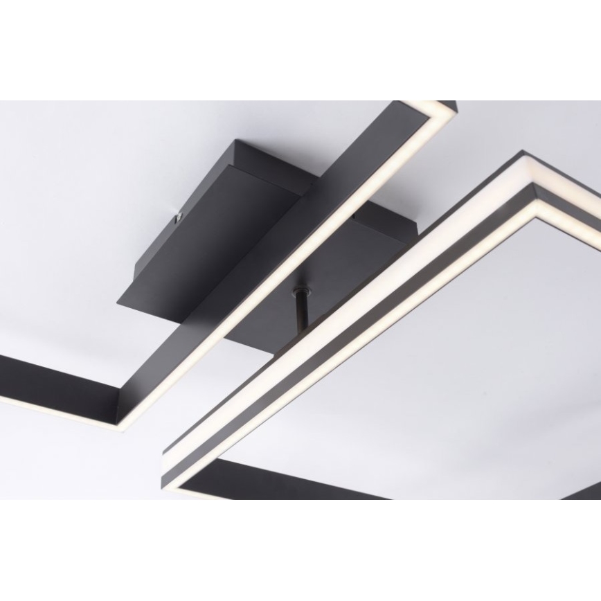 Leuchten Direkt 14700-18 - LED Димируем повърхностен полилей ELIS 2xLED/19W/230V + дистанционно