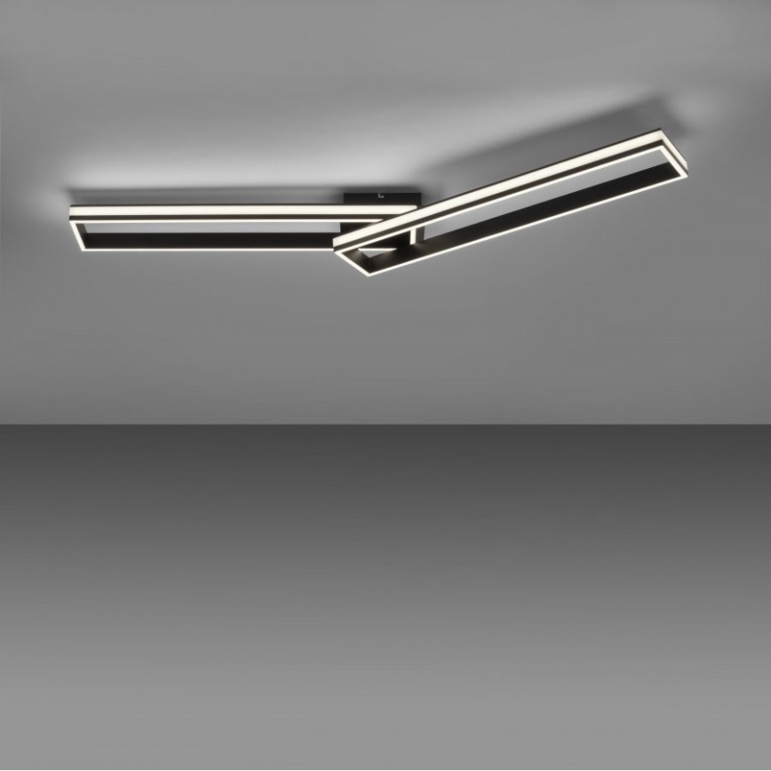 Leuchten Direkt 14701-18 - LED Димируем повърхностен полилей ELIS 2xLED/19W/230V + дистанционно