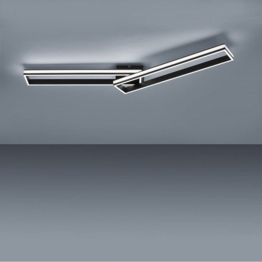 Leuchten Direkt 14701-18 - LED Димируем повърхностен полилей ELIS 2xLED/19W/230V + дистанционно