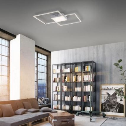 Leuchten Direkt 14712-55-LED Димируем повърхностен полилей ASMIN LED/42W/230V 3000-5000K + дистанционно