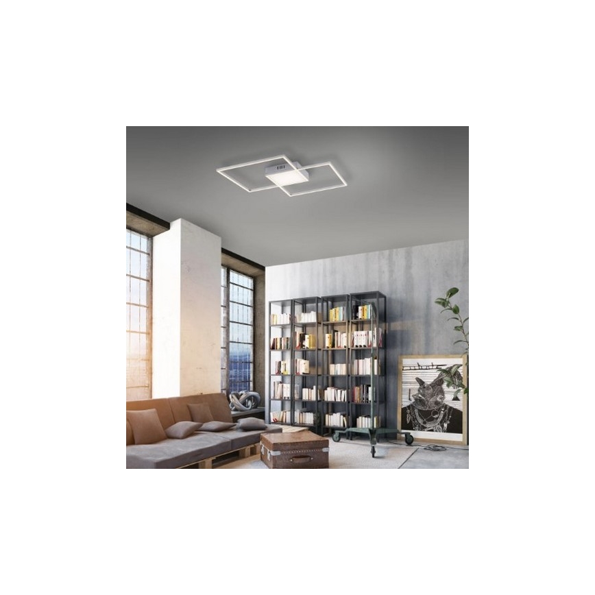 Leuchten Direkt 14712-55-LED Димируем повърхностен полилей ASMIN LED/42W/230V 3000-5000K + дистанционно