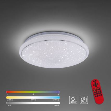 Leuchten Direkt 14743-16 - LED RGB Димируема ламмпа JUPI LED/28W/230V Tuya 2700-5000K + дистанционно