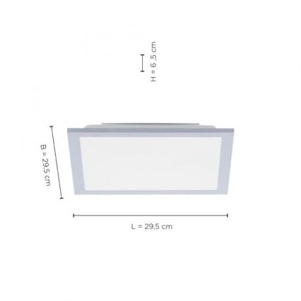 Leuchten Direkt 14750-21 - LED Лампа FLAT LED/12W/230V