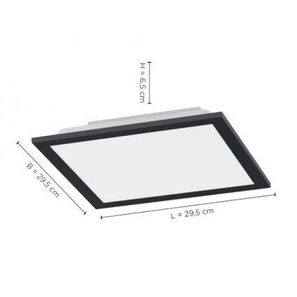 Leuchten Direkt 14754-18- LED Димируема лампа FLAT LED/20W/230V 2700K-5000K + дистанционно