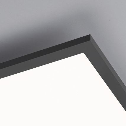 Leuchten Direkt 14757-18 - LED Димируем повърхностен панел FLAT LED/36W/230V 2700-5000K черен+дистанционно
