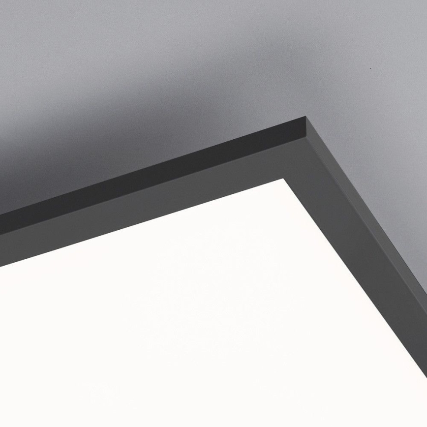 Leuchten Direkt 14757-18 - LED Димируем повърхностен панел FLAT LED/36W/230V 2700-5000K черен+дистанционно