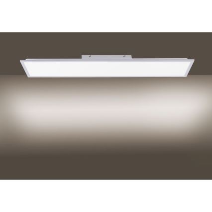 Leuchten Direkt 14757-21- LED Димируем повърхностен панел FLAT LED/36W/230V 2700-5000K сребрист + дистанционно