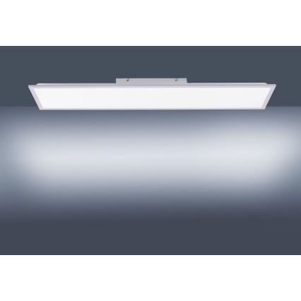 Leuchten Direkt 14757-21- LED Димируем повърхностен панел FLAT LED/36W/230V 2700-5000K сребрист + дистанционно