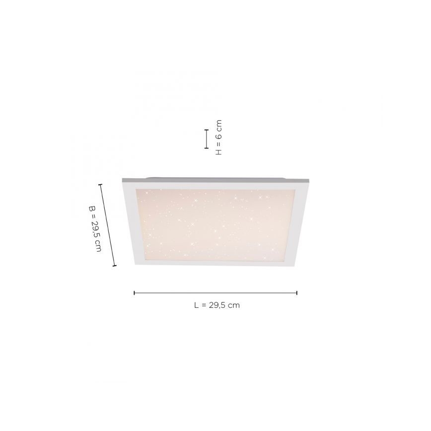 Leuchten Direkt 14760-16 - LED Димируема лампа STARRYFLAT LED/20W/230V 2700-5000K + дистанционно