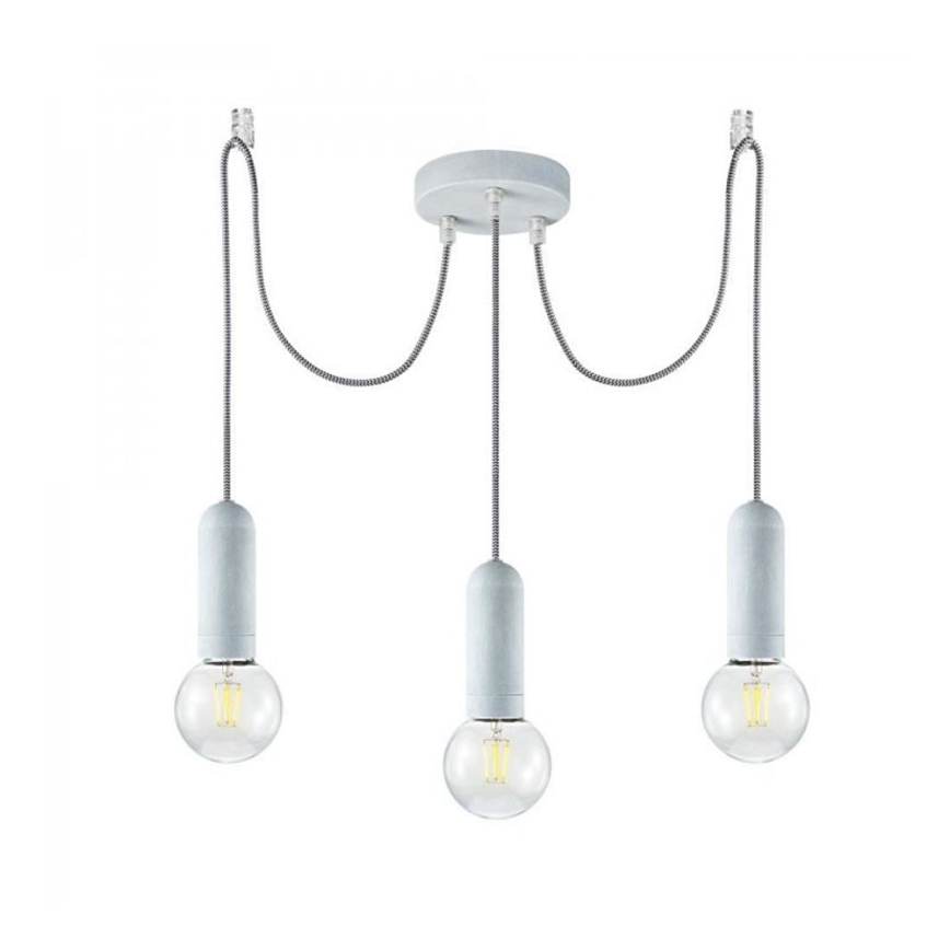 Leuchten Direkt 14776-22 - Пендел TURN ME 3xE27/60W/230V паяк