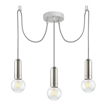 Leuchten Direkt 14776-55 - Пендел TURN ME 3xE27/60W/230V паяк