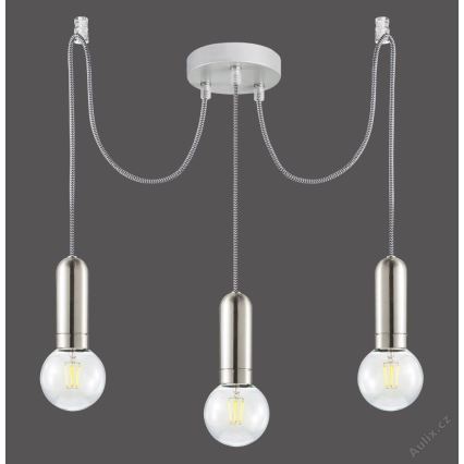Leuchten Direkt 14776-55 - Пендел TURN ME 3xE27/60W/230V паяк