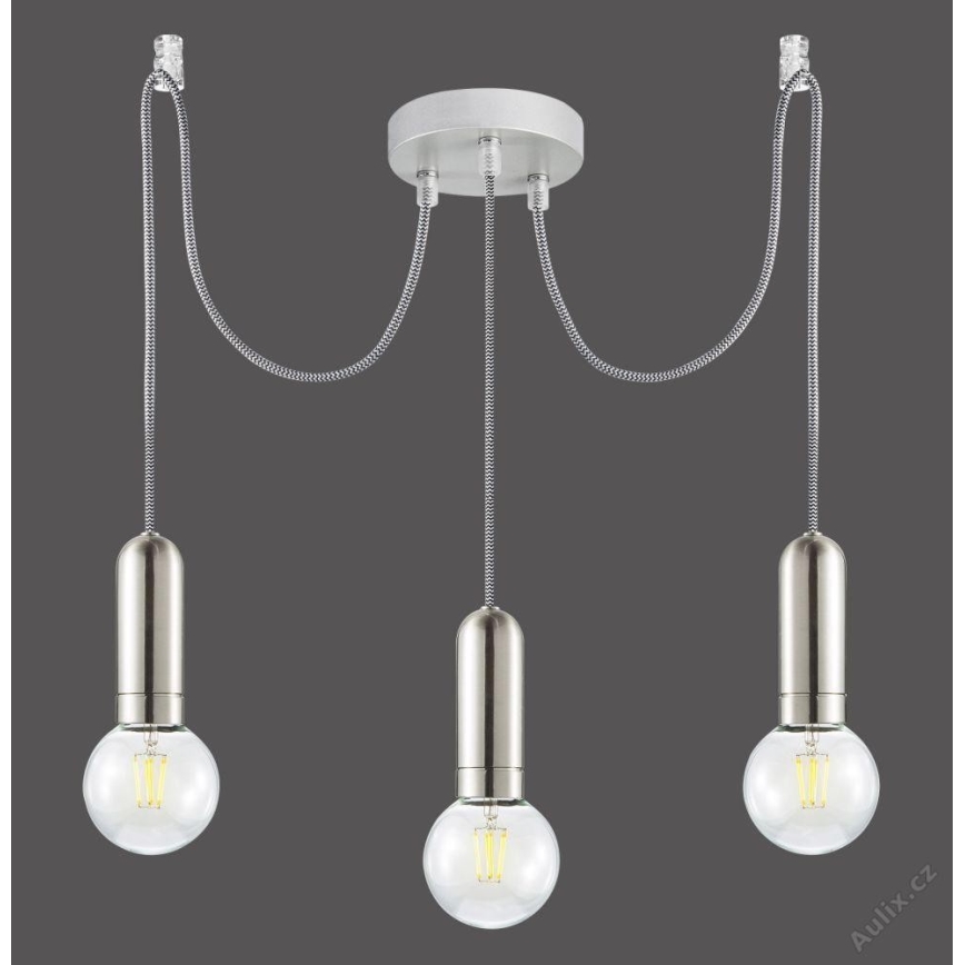 Leuchten Direkt 14776-55 - Пендел TURN ME 3xE27/60W/230V паяк