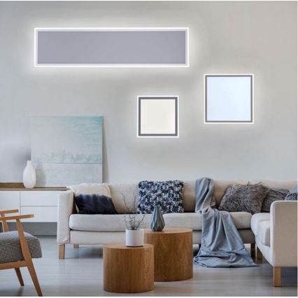 Leuchten Direkt 14852-16 - LED Димируем панел за повърхностен монтаж EDGING LED/51,5W/230V + дистанционно