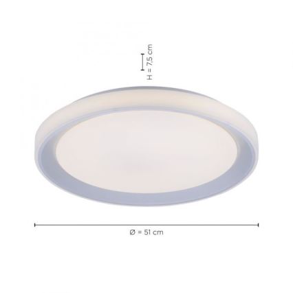 Leuchten Direkt 15110-21 - LED RGB Димируема лампа LENI LOLASMART LED/40W/230V + дистанционно