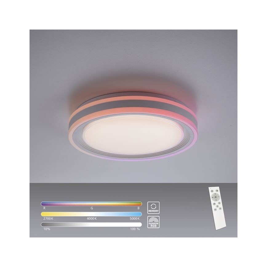 Leuchten Direkt 15152-16 - LED RGBW Димируем плафон SPHERIC LED/18W/230V + дистанционно