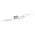 Leuchten Direkt 15167-55 - LED полилей за повърхностен монтаж WAWE 2xLED/12,5W/230V+LED/17W матов хром