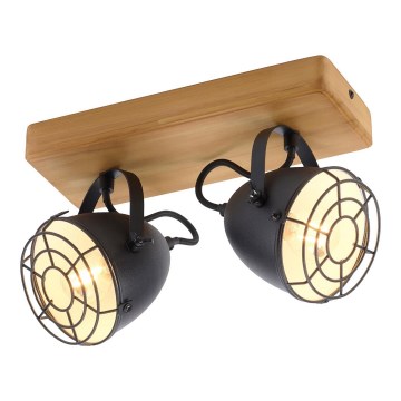 Leuchten Direkt 15172-18 - Спот BEETLE 2xE14/10W/230V бор