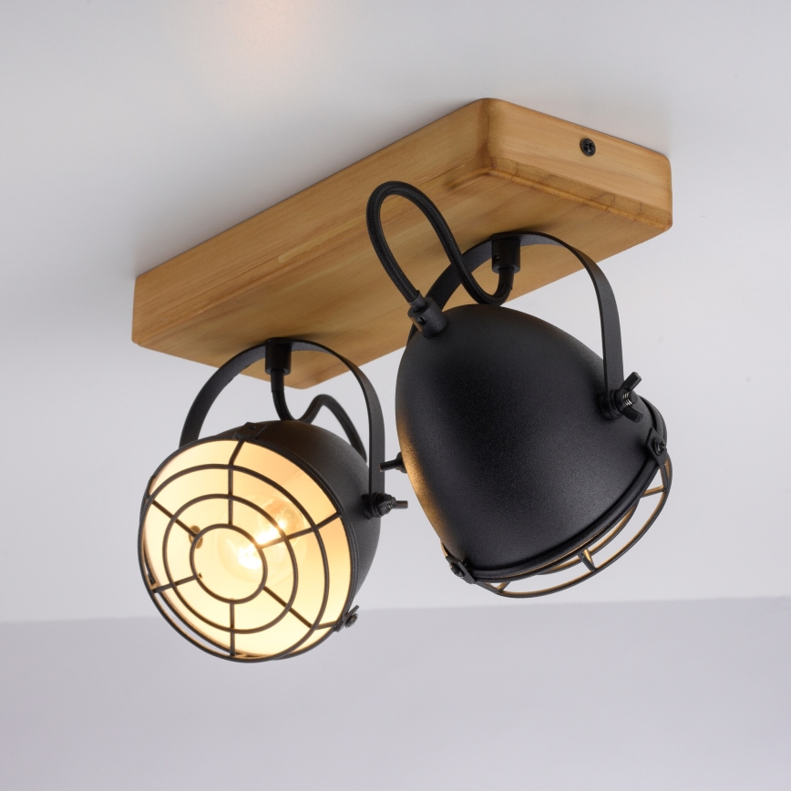 Leuchten Direkt 15172-18 - Спот BEETLE 2xE14/10W/230V бор
